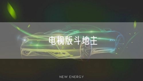 电视版斗地主